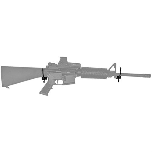 I supporti Slatwall Gun Cradles offrono una visualizzazione sicura e attraente delle armi lunghe, con un design curvo per un supporto ottimale e rivestimento in vinile.