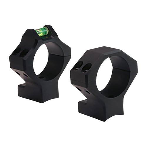 Le LONG RANGE HYBRID SCOPE RINGS di Hawkins Precision sono leggere, robuste e offrono un montaggio diretto con 25 MOA, perfette per fucili da caccia.