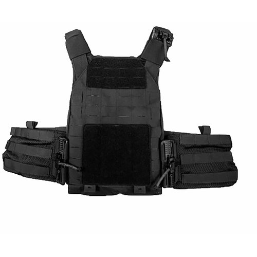 Il SMC Plate Carrier è leggero, modulare e pronto per il combattimento, con cinghie regolabili, tasche MOLLE, e un design traspirante per il massimo comfort.