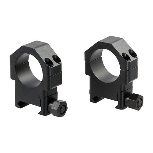 Le anelli TSR-W in acciaio offrono una tenuta sicura per il cannocchiale, con tolleranze precise e design anti-aggancio per un'ottima estetica e funzionalità.