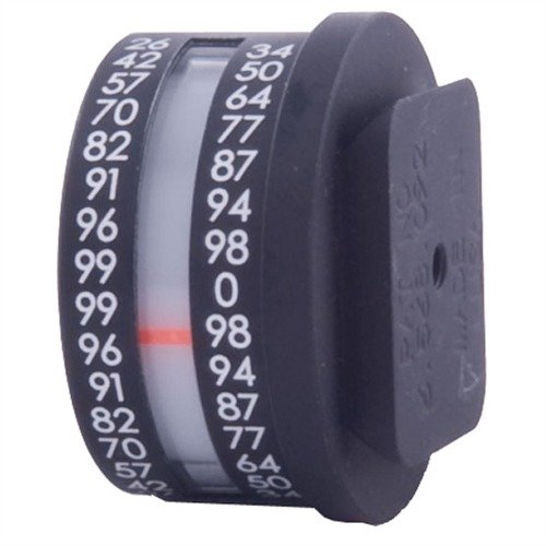 Il COSINE INDICATOR in alluminio di grado aeronautico migliora la precisione nel tiro in salita o discesa, fornendo misurazioni precise per la regolazione del mirino.