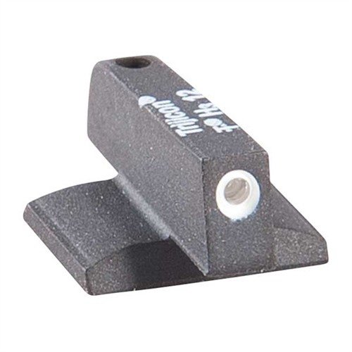 I mirini anteriori NOVAK in acciaio CNC offrono bordi lisci per ridurre il rischio di impigliarsi, montano nel dovetail originale e sono disponibili con Tritium Dot.