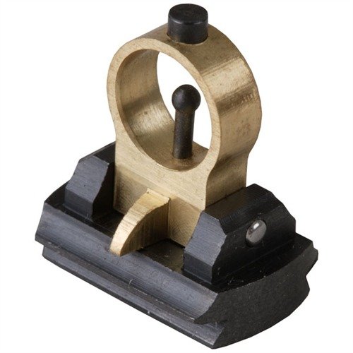 La RIFLE GLOBE FRONT SIGHT offre precisione a lungo raggio e stile d'epoca, con meccanismo di bloccaggio e adattabilità per diverse esigenze di tiro.