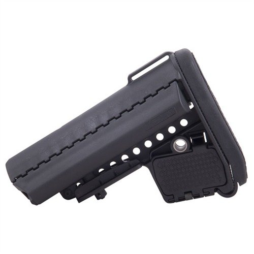 Il calcio EMOD AR-15 offre versatilità eccezionale, supporto per la guancia, scomparti impermeabili e compatibilità con slings per un controllo ottimale.