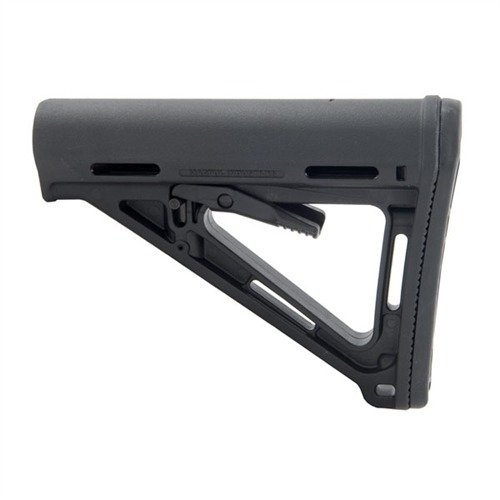 L'AR-15 MOE Stock Collapsible di MAGPUL offre un design robusto e leggero, regolazione rapida della lunghezza, e comfort superiore con una costruzione resistente agli urti.