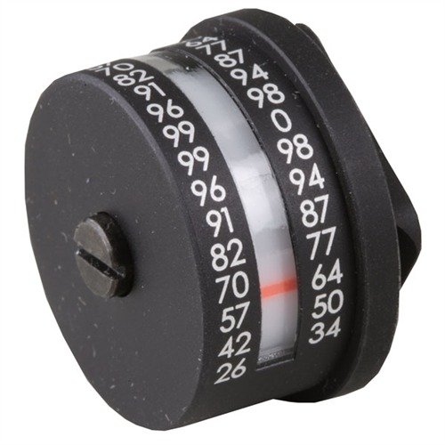 Il COSINE INDICATOR migliora la precisione di tiro in pendenza, è realizzato in alluminio di grado aeronautico ed è impermeabile per 35 minuti fino a 1 metro.