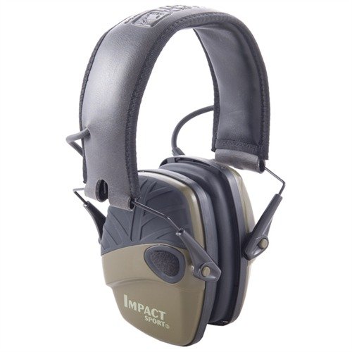 HOWARD LEIGHT IMPACT SPORT ELECTRONIC EARMUFFS O.D. GREEN - Brownells Italia