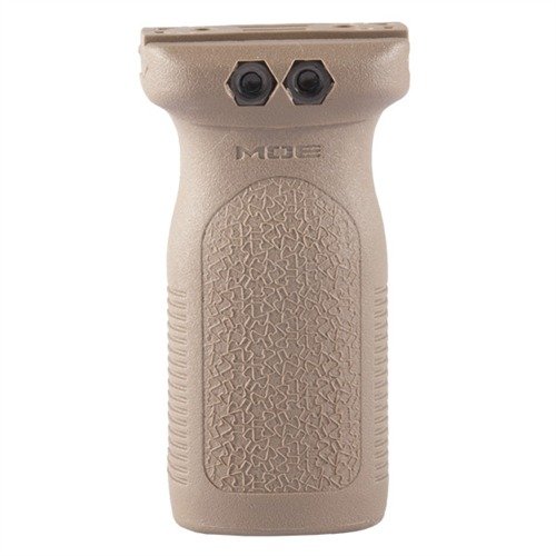 Il grip verticale RVG Picatinny di MAGPUL offre un design ergonomico per un controllo ottimale dell'arma, con serrature aggressive per una presa sicura in ogni condizione.