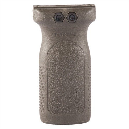 Il grip verticale PICATINNY RVG di MAGPUL offre controllo ottimale, design ergonomico, serrature aggressive e compatibilità con sistemi Picatinny e non.