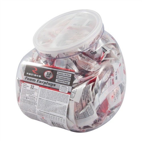 I tappi per le orecchie in schiuma RADIANS offrono una protezione uditiva efficace e conveniente, con NRR 32, adattandosi comodamente a tutti i canali uditivi.