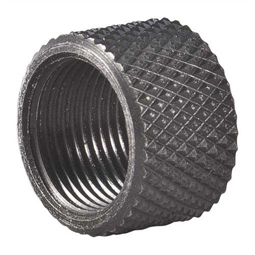 Protegge il tuo canna filettata quando un accessorio non è installato. Realizzato in acciaio inossidabile 303 con finitura nera, compatibile solo con canne filettate Lone Wolf.