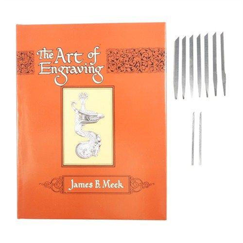 Il KIT DI INCISIONE PER PRINCIPIANTI e il libro "The Art of Engraving" offrono una guida completa per apprendere l'arte dell'incisione su armi.