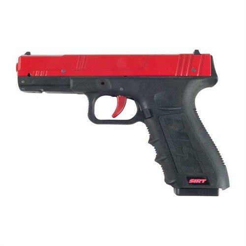 La SIRT 110 PRO TRAINING PISTOL offre un'esperienza di allenamento realistica con un sistema a doppio laser, grilletto auto-reset e caricatore regolabile.