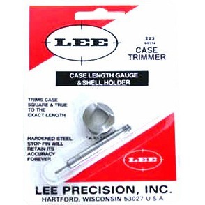 Il Case Length Gauge di LEE Precision offre un metodo preciso e semplice per tagliare a lunghezza e squadrere la bocca del bossolo, utilizzabile con Cutter e Lock Stud.