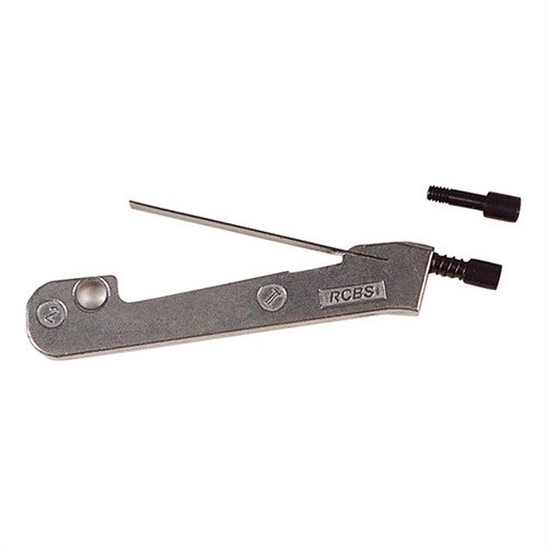 Progettato per una rapida e precisa inserzione dei primers, il UNIVERSAL PRIMER ARM 2 include adattatori per vari tipi di primers e si adatta alla maggior parte delle presse.