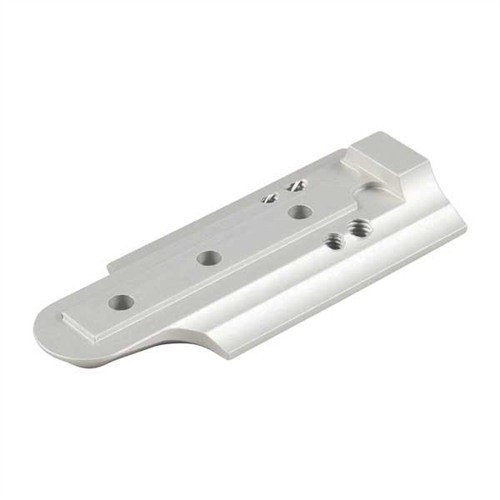 Supporto Mini Red Dot per revolver S&W in alluminio T-6, compatibile con vari red dot, semplice da installare e posiziona l'ottica sopra il mirino posteriore.