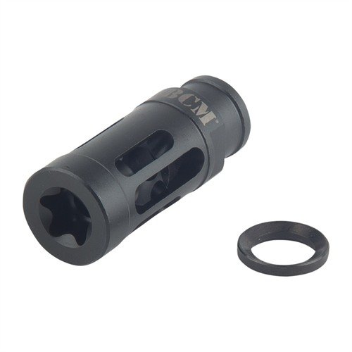 Il compensatore Gunfighter riduce il rinculo e il lampo, limitando il rumore e la dispersione laterale. Costruzione in acciaio inox con finitura nera resistente.