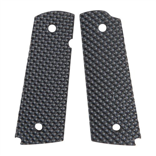 Le Simonich G10 Gunner Grips offrono un'eccezionale presa grazie alla loro texture 'golfball', realizzate in G10 resistente per condizioni estreme.