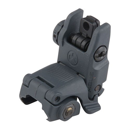 Mirino posteriore MBUS GEN 2 di MAGPUL, compatto e rapido da attivare, offre backup affidabile per il puntamento, adattabile a qualsiasi arma con rail Picatinny.