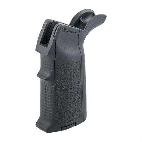 Il grip MIAD GEN 1.1 TYPE 2 di MAGPUL offre ergonomia migliorata, strap intercambiabili e opzioni di stoccaggio per adattarsi a diverse esigenze e dimensioni delle mani.