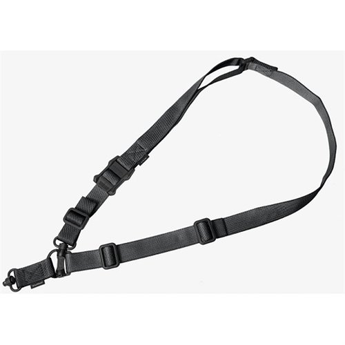 La MS4 GEN2 DUAL QD SLING offre un'opzione convertibile da due a un punto con attacchi QD, garantendo versatilità e facilità d'uso per il tuo fucile.