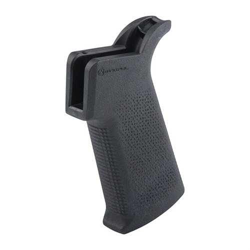 L'AR-15 MOE-SL Grip di MAGPUL offre un angolo di presa verticale ottimizzato, texture aggressiva per il controllo dell'arma e un design slim per una presa ergonomica.