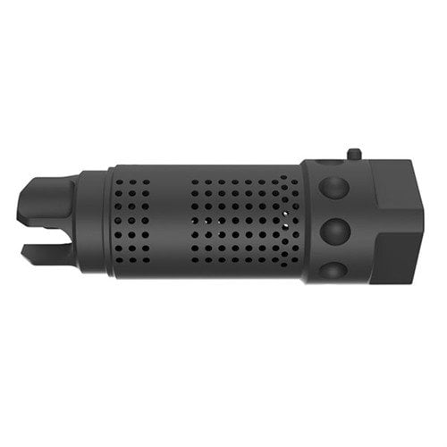 Il QDC MAMS Muzzle Brake Kit di Knight's Armament offre un montaggio rapido per soppressori, riduce il rinculo e diffonde il blast, in acciaio con finitura nera.