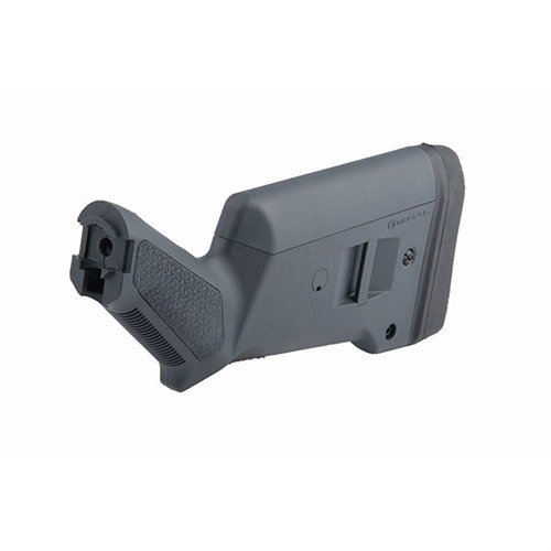 L'SGA Stock offre un design ambidestro, regolazione della lunghezza di tiro, pad anti-recoil e compatibilità con Mossberg 500/590 per un'ottima versatilità.