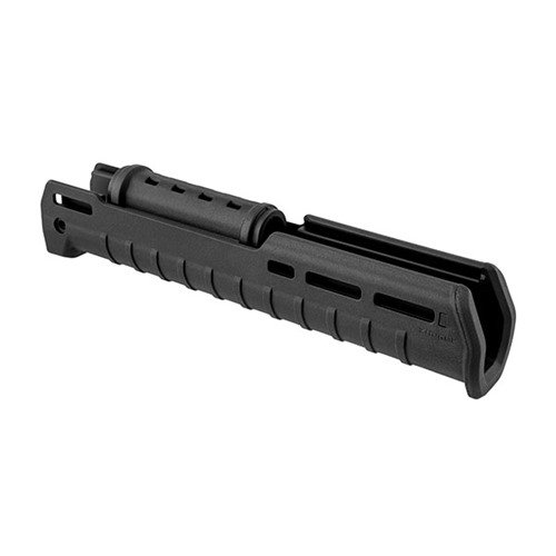 Il Magpul Zhukov Hand Guard offre ergonomia superiore, struttura in alluminio per resistenza e dispersione del calore, e slot M-LOK per accessori ottimizzati.