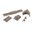 Kit ferma-mano M-LOK in polimero per AR-15 Flat Dark Earth