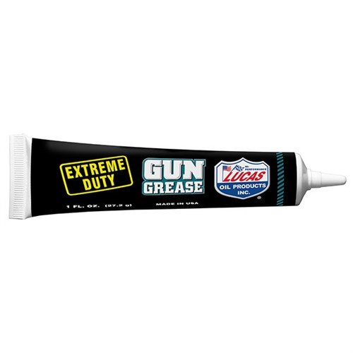 Il Lucas Extreme Duty Gun Grease offre un'eccellente lubrificazione, protezione dalla ruggine e resistenza a temperature estreme, ideale per tutti i tipi di armi.