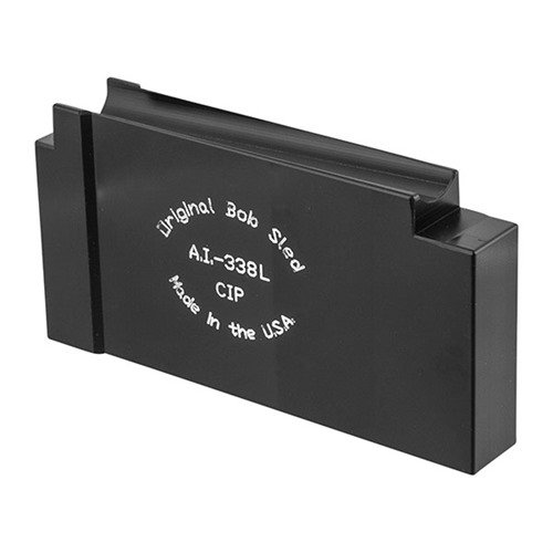 Il Bob Sled per Accuracy International consente di caricare facilmente singoli colpi, realizzato in Delrin resistente per una lunga durata.