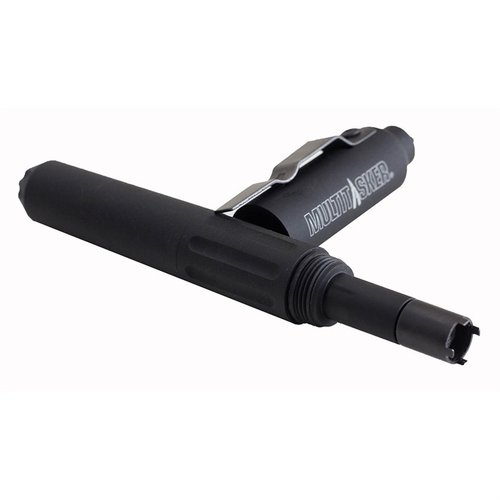 Il MultiTasker Twist è un attrezzo ultra-compatto che si adatta in tasca, con strumenti essenziali per la manutenzione di fucili e pistole, costruito in alluminio resistente.