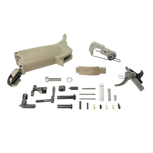 Il kit AR-15 BCMGUNFIGHTER™ offre componenti di qualità Mil-Spec, inclusi il BCM PNT™ Trigger Assembly, il BCM Pistol Grip Mod 3 e il BCM Enhanced Trigger Guard.