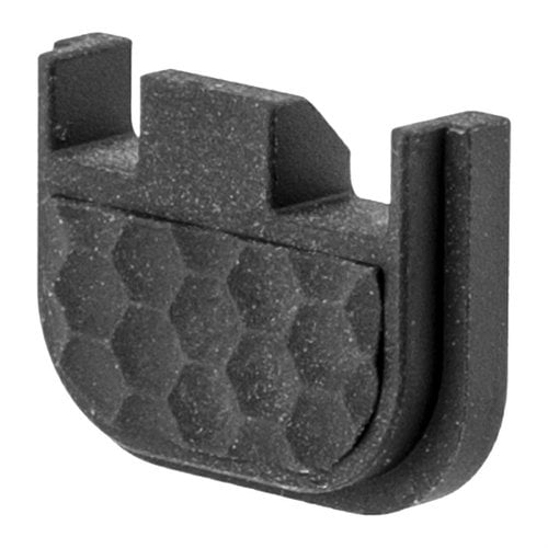 Il Backplate posteriore in alluminio anodizzato nero di ZEV Technologies™ offre un design stilizzato e una maggiore resistenza per il tuo scivolo Glock®.