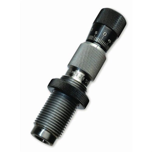 I dies regolabili superiori Redding offrono una regolazione facile del crimp senza rimuovere il dies, perfetti per ricariche ad alto volume con micrometro.