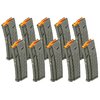 HEXMAG AR-15 MAGAZINE 30RD OD GREEN 10 PACK