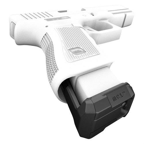 Il sistema MAG Clip consente di attaccare accessori al caricatore G17/19, offrendo opzioni di trasporto senza sacca e facilità di cambio tra accessori.