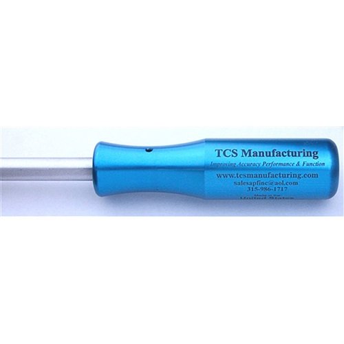 Il Rod per Upper Receiver, Chamber e Buffer Tube di TCS facilita la pulizia dell'AR-15 con un'asta in alluminio non rotante e manico in plastica.