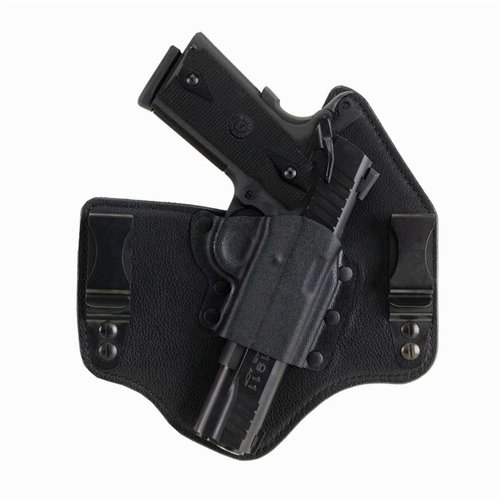 L'holster KINGTUK offre comfort e sicurezza per tutto il giorno, con un pannello in pelle traspirante e un pocket in Kydex® per una perfetta aderenza.