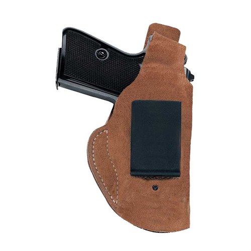 L'holster Waistband di GALCO, in Center Cut Steerhide, offre una sicurezza eccellente con la sua cinghia di ritenzione e si adatta a cinture fino a 1 3/4