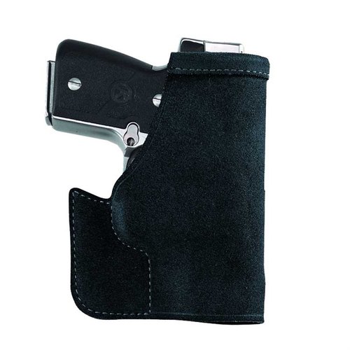 L'holster Pocket Protector™ è ideale per il trasporto in tasca, garantendo un accesso rapido e discreto all'arma, realizzato in Center Cut Steerhide™.
