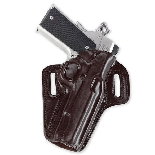 L'holster Concealable Galco, in premium saddle leather, offre comfort, profilo snello e accesso rapido grazie al design contorto e alla copertura completa della canna.
