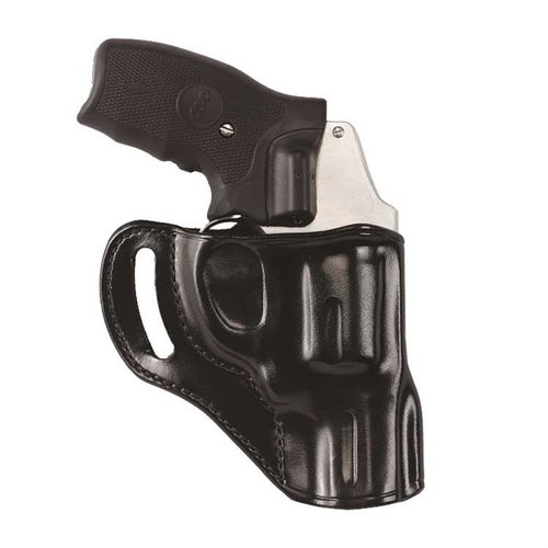 L'holster Hornet in premium steerhide offre stabilità eccezionale grazie al tunnel-style belt loop, con un design che facilita l'estrazione rapida e semplice.