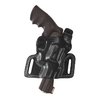 L'holster Silhouette™ in pelle premium offre sicurezza con il suo sistema di chiusura a pollice rinforzato, comfort e un profilo snello per un trasporto discreto.