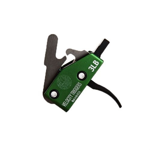 Il grilletto Velocity per AR-15 offre un'installazione semplice, un'ottima qualità a un prezzo accessibile e un'azione pulita e precisa con design curvo.