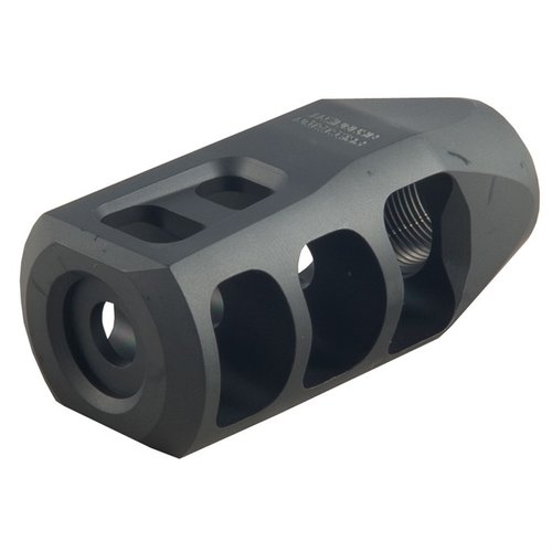 Gestione superiore del rinculo e minima firma di polvere con il M11 Severe-Duty Muzzle Brake, progettato per ridurre il rinculo e migliorare la precisione.