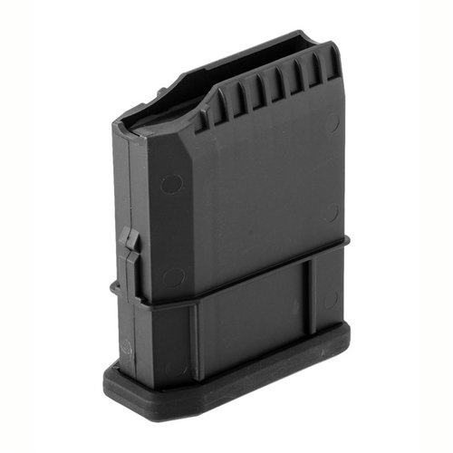 Il caricatore Howa 1500 Mini Action da 5 colpi è compatibile con cartucce come 6.5 Grendel e .223 Remington, ideale per prestazioni elevate e affidabilità.
