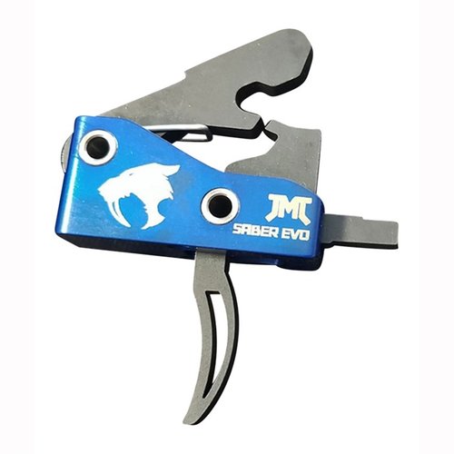 Il grilletto AR-15 SABER offre un pull leggero e preciso, un reset rapido e un'installazione semplice, tutto racchiuso in un design elegante e resistente.