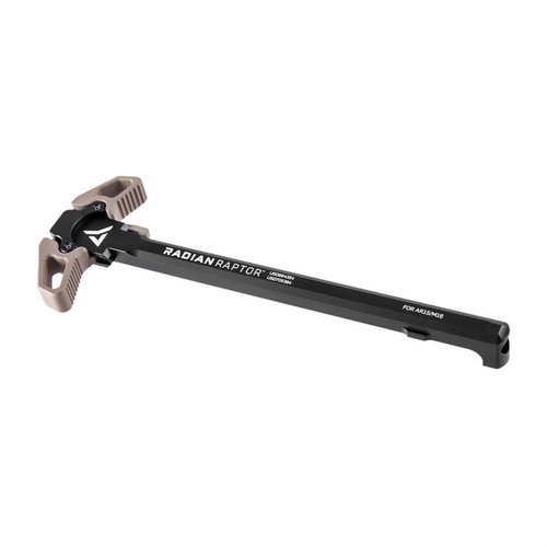 Il Raptor™ ambidextrous charging handle di Radian Weapons offre un'azione fluida e veloce da entrambi i lati, realizzato in alluminio 7075 di grado aeronautico.
